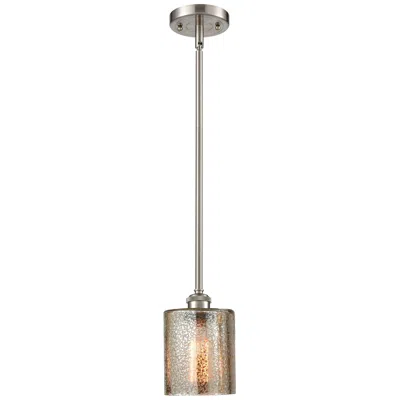 Innovations Lighting Ballston Cobbleskill 5" Brushed Satin Nickel Mini Pendant W/ Mercury S