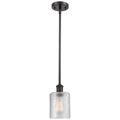 Innovations Lighting Ballston Cobbleskill 5" Led Mini Pendant - Oil Rubbed Bronze - Clear S