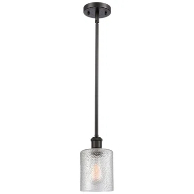 Innovations Lighting Ballston Cobbleskill 5" Oil Rubbed Bronze Mini Pendant W/ Clear Shade