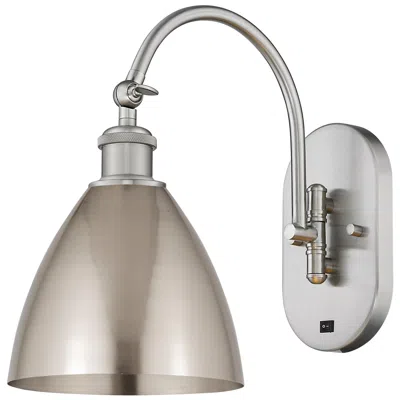 Innovations Lighting Ballston Metal Bristol 13.25"h Satin Nickel Horizontal Swivel Led Scon