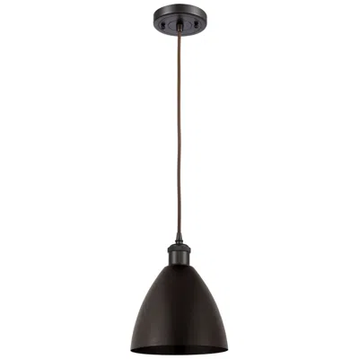Innovations Lighting Ballston Metal Bristol 7.5" Wide Bronze Corded Mini Pendant W/ Bronze