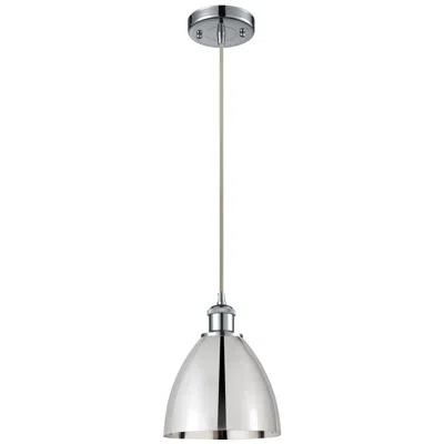 Innovations Lighting Ballston Metal Bristol 7.5"w Polished Chrome Corded Mini Pendant