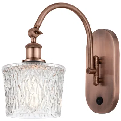 Innovations Lighting Ballston Niagra 7" Led Sconce - Copper Finish - Clear Shade