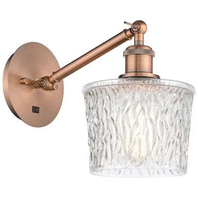 Innovations Lighting Ballston Niagra 7" Led Sconce - Copper Finish - Clear Shade