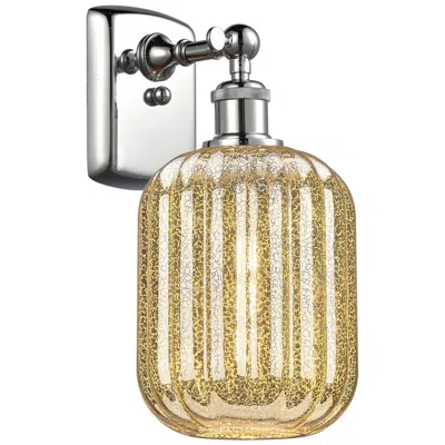 Innovations Lighting Ballston Preston 13"h Polished Chrome Sconce With Mercury Jar Shade