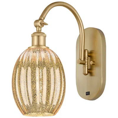 Innovations Lighting Ballston Preston 15"h Gold Swiveling Sconce W/ Mercury Bulb Shade