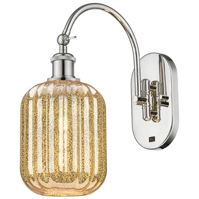 Innovations Lighting Ballston Preston 16"h Polished Nickel Swivel Sconce W/ Mercury Jar Shade