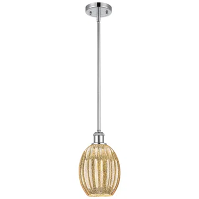 Innovations Lighting Ballston Preston 6"w Chrome Stem Mini Pendant W/ Mercury Bulb Shade