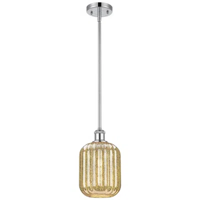 Innovations Lighting Ballston Preston 7"w Chrome Stem Mini Pendant W/ Mercury Jar Shade