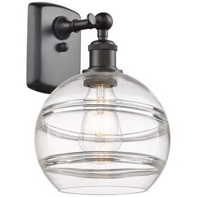 Innovations Lighting Ballston Rochester 10.88" High Oil Rubbed Bronze Sconce With Clear Sha