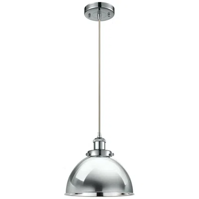 Innovations Lighting Ballston Urban 10.5" Chrome Corded Mini Pendant W/ Chrome Shade