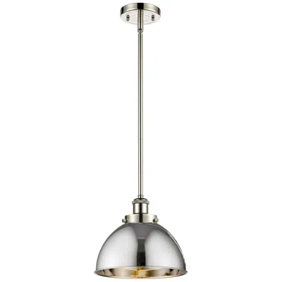 Innovations Lighting Ballston Urban 10"w Polished Nickel Stem Led Pendant