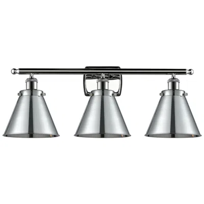 Innovations Lighting Ballston Urban Appalachian 26"w 3 Light Chrome Bath Light W/ Chrome Sh