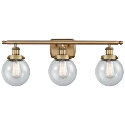 Innovations Lighting Ballston Urban Beacon 3 Light 26" Bath Light - Brushed Brass - Seedy S