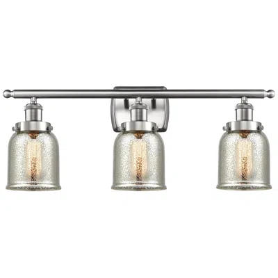 Innovations Lighting Ballston Urban Bell 26" 3-light Brushed Nickel Bath Light W/ Mercury S