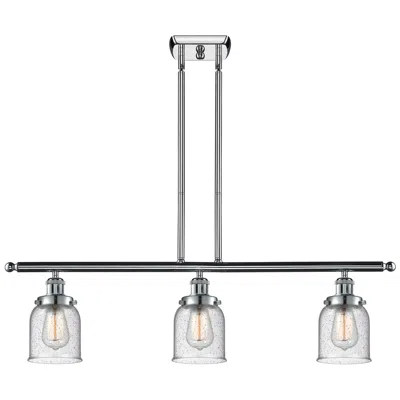 Innovations Lighting Ballston Urban Bell 36"w 3 Light Chrome Island Light W/ 5" Seedy