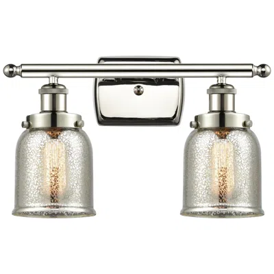 Innovations Lighting Ballston Urban Bell 5" 2 Light 16" Bath Light - Polished Nickel -