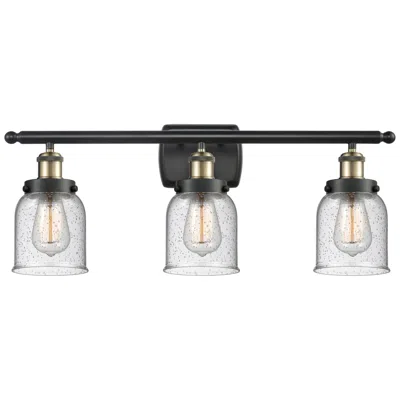 Innovations Lighting Ballston Urban Bell 5" 3 Light 26" Bath Light - Black Brass - See