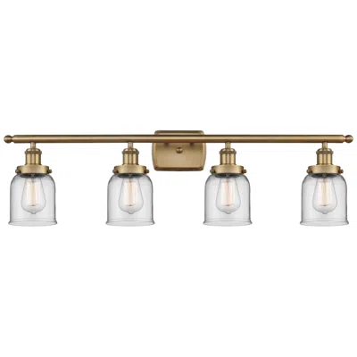 Innovations Lighting Ballston Urban Bell 5" 4 Light 36" Bath Light - Brushed Brass - C