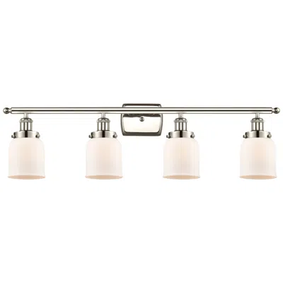 Innovations Lighting Ballston Urban Bell 5" 4 Light 36" Bath Light - Polished Nickel -
