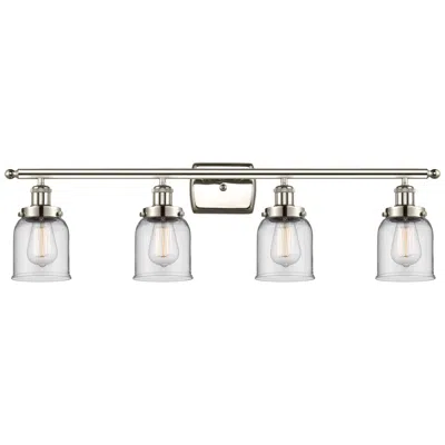 Innovations Lighting Ballston Urban Bell 5" 4 Light 36" Bath Light - Polished Nickel -