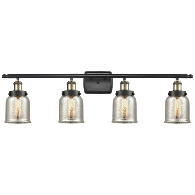 Innovations Lighting Ballston Urban Bell 5" 4 Light 36" Led Bath Light - Black Brass -