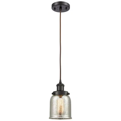 Innovations Lighting Ballston Urban Bell 5" Bronze Corded Mini Pendant W/ Mercury Shade