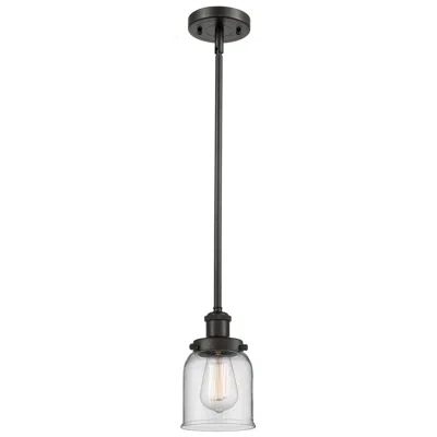 Innovations Lighting Ballston Urban Bell 5" Bronze Stemmed Mini Pendant W/ Clear Shade