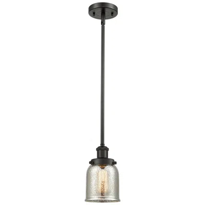 Innovations Lighting Ballston Urban Bell 5" Bronze Stemmed Mini Pendant W/ Mercury Shade