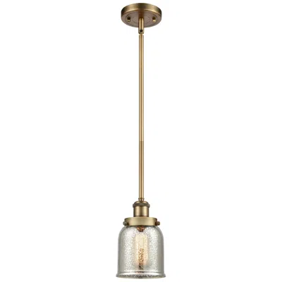 Innovations Lighting Ballston Urban Bell 5" Brushed Brass Stemmed Mini Pendant W/ Mercury S