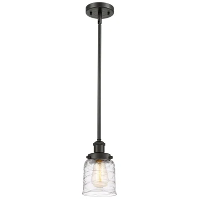 Innovations Lighting Ballston Urban Bell 5" Oil Rubbed Bronze Stemmed Mini Pendant W/ Deco