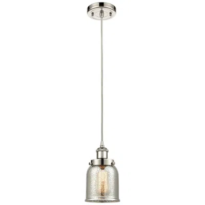 Innovations Lighting Ballston Urban Bell 5" Polished Nickel Corded Mini Pendant W/ Mercury