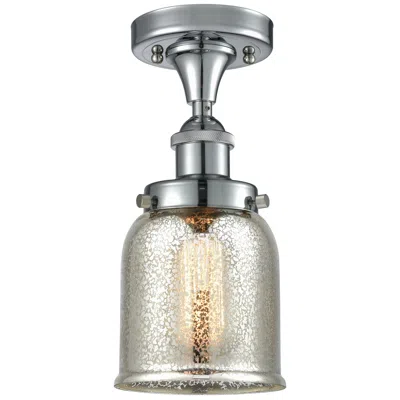 Innovations Lighting Ballston Urban Bell  5" Semi-flush Mount - Chrome - Silver Plated Merc