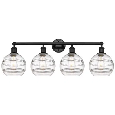 Innovations Lighting Ballston Vaz 11.63"h Black Brass Adjustable Sconce W/ Blue Shade
