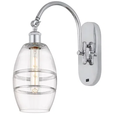 Innovations Lighting Ballston Vaz 11.63"h Chrome Horizontally Adjustable Sconce W/ Clear Sh