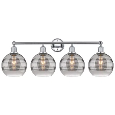 Innovations Lighting Ballston Vaz 13.38"h Gold Horizontally Adjustable Sconce W/ Smoke Shad