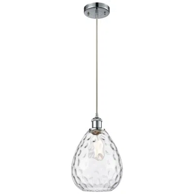 Innovations Lighting Ballston Waverly 8" Led Mini Pendant - Polished Chrome - Clear Shade