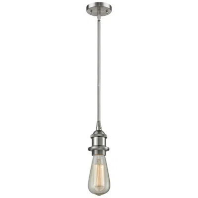 Innovations Lighting Bare Bulb 5" Led Mini Pendant - Brushed Satin Nickel Finish