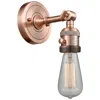 Innovations Lighting Bare Bulb 6.38" High Copper Sconce
