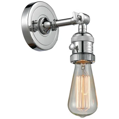 Innovations Lighting Bare Bulb 6.38" High Polished Chrome Sconce