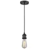 Innovations Lighting Bare Bulb Mini Pendant Matte Black
