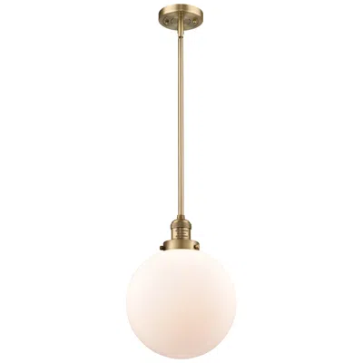 Innovations Lighting Beacon 10" Mini Pendant Brushed Brass
