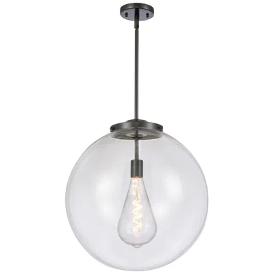 Innovations Lighting Beacon 18" Matte Black Pendant W/ Clear Shade