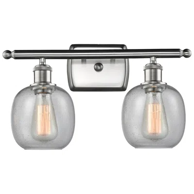 Innovations Lighting Belfast 2 Light 16" Led Bath Light - Brushed Satin Nickel - Seedy Shad