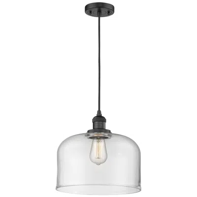 Innovations Lighting Bell 12" Mini Pendant Matte Black