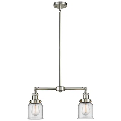 Innovations Lighting Bell 21" Wide Brushed Satin Nickel 2-light Island Pendant