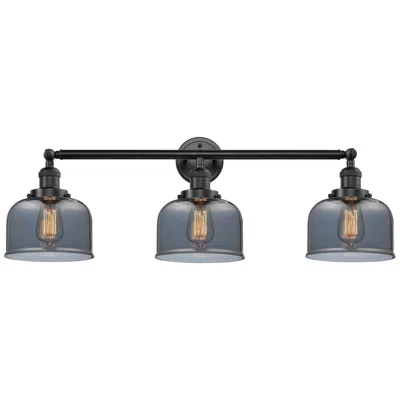 Innovations Lighting Bell 3 Light 32" Led Bath Light - Oil Rubbed Bronze - Plated Smoke Sha