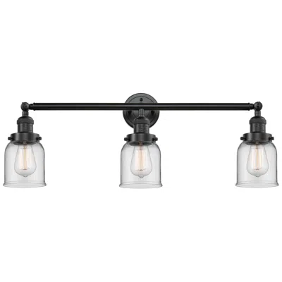 Innovations Lighting Bell 30" 3-light Oil Rubbed Bronze Bath Light W/ Clear Shade