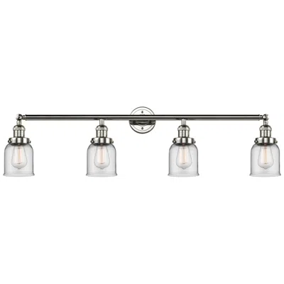 Innovations Lighting Bell 4 Light 42" Led Bath Light - Polished Nickel - Clear Shade