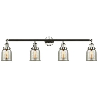 Innovations Lighting Bell 4 Light 43" Bath Light - Polished Nickel - Silver Plated Mercury